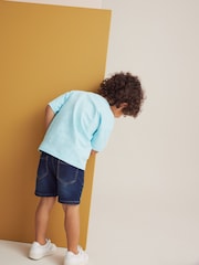Blue Mickey Short Sleeve T-Shirt (3mths-8yrs) - Image 3 of 8