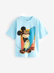 Blue Mickey Short Sleeve T-Shirt (3mths-8yrs) - Image 7 of 8