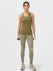 Sweaty Betty Green Athlete Seamless Workout Vest - Image 1 of 5