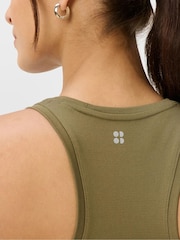 Sweaty Betty Green Athlete Seamless Workout Vest - Image 4 of 5