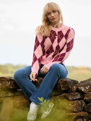 Joe Browns pārsteidzošais Argyle kardigans - Attēls 2 no 7