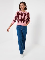 Joe Browns pārsteidzošais Argyle kardigans - Attēls 5 no 7