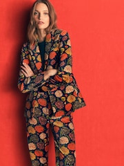 Boden Red Stamford Velvet Blazer - Image 2 of 6
