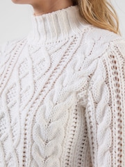 Joe Browns Cosy Cable Knit Alto Neck Jumper - Imagen 2 de 5