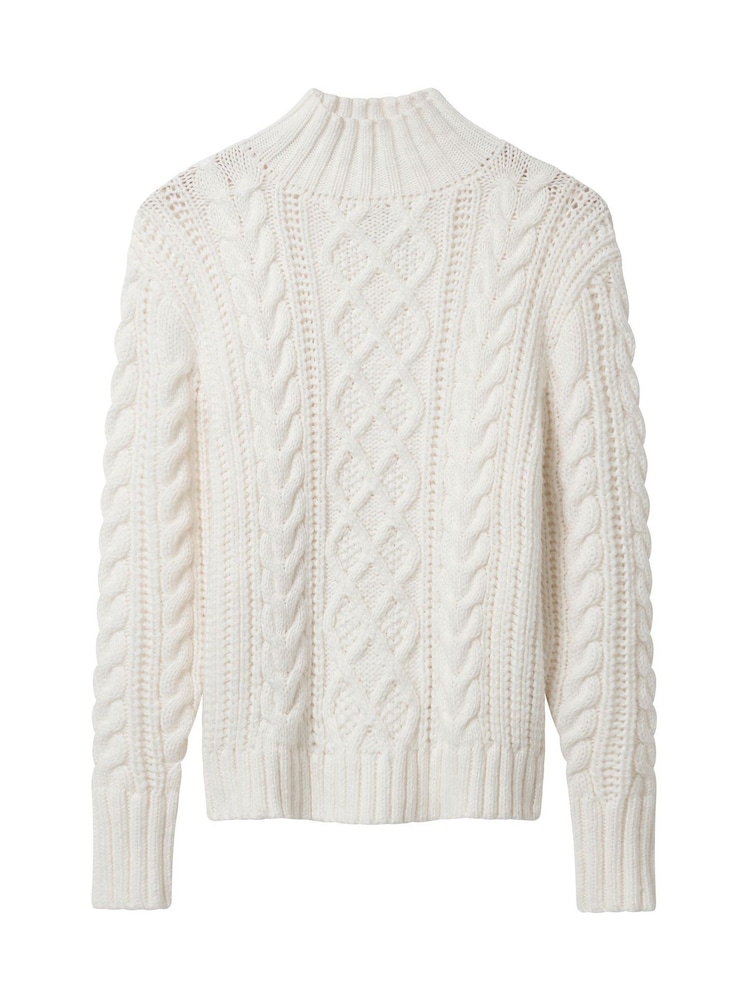 Joe Browns Cosy Cable Knit Alto Neck Jumper - Imagen 5 de 5