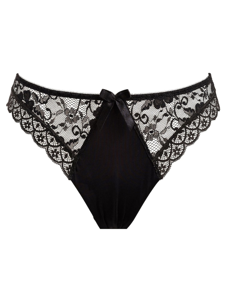 Черный - Pour Moi Rebel Deep Knickers - Image 2 of 3
