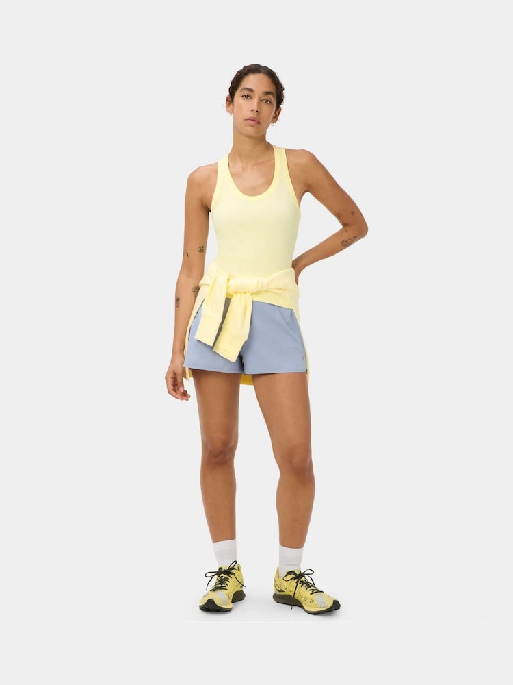 Sweaty Betty Yellow Athlete Crop Seamless Workout Tank Top - Image 2 of 5 Sweaty Betty Yellow Athlete Crop Seamless Workout Tank Top - Image 2 of 5