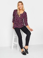Lila - M&co Henley-Oberteil - Bild 2 von 4