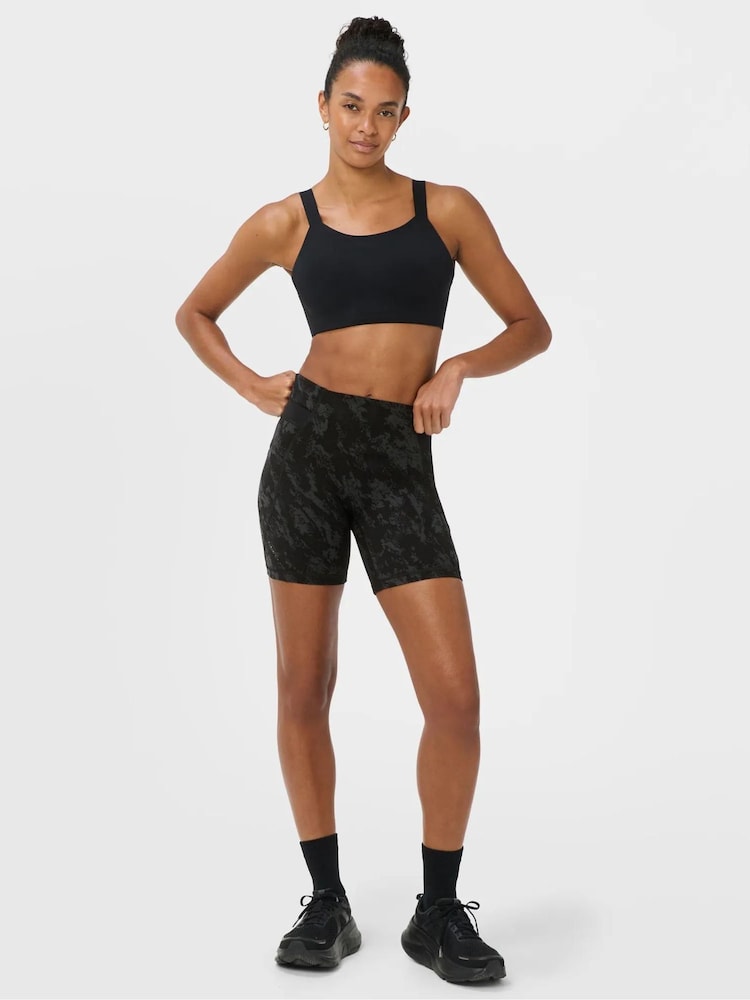 Sweaty Betty Black Runners High Shorts - Image 1 of 6 Sweaty Betty Black Runners High Shorts - Image 1 of 6