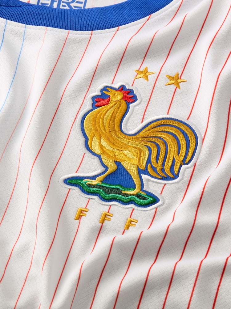 Nike White Dri-FIT France Stadium Away Football Shirt - Image 8 of 11