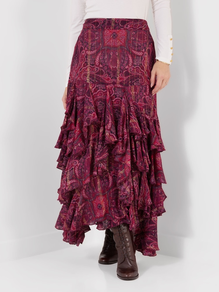Joe Browns Boho Multi Tier Floral Maxi Skirt - Изображение 1 6 Joe Browns Boho Multi Tier Floral Maxi Skirt - Изображение 1 6
