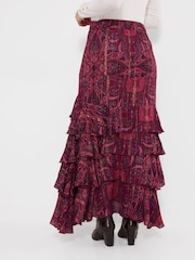 Joe Browns Boho Multi Tier Floral Maxi Skirt - Изображение 4 6