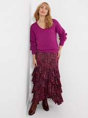 Joe Browns Boho Multi Tier Floral Maxi Skirt - Изображение 5 6