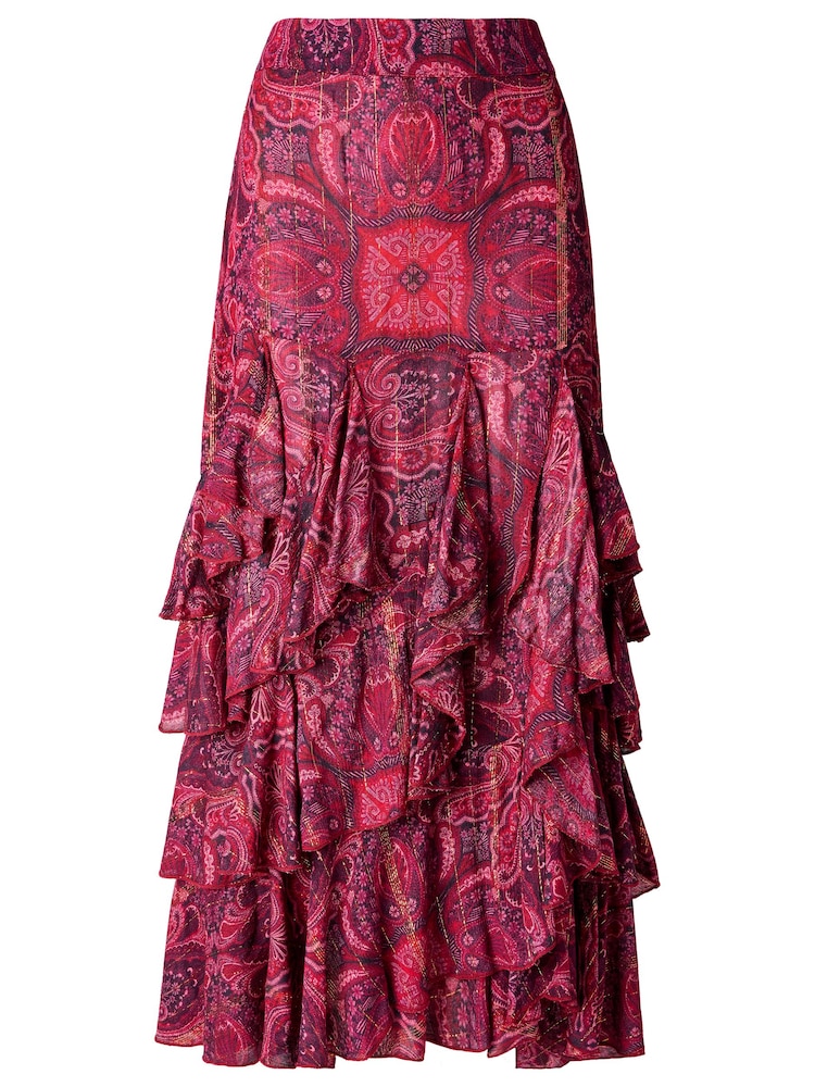 Joe Browns Boho Multi Tier Floral Maxi Skirt - Изображение 6 6 Joe Browns Boho Multi Tier Floral Maxi Skirt - Изображение 6 6