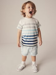 Bleach Cargo Pull-On Denim Shorts (3mths-7yrs) - Image 2 of 7