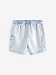 Bleach Cargo Pull-On Denim Shorts (3mths-7yrs) - Image 6 of 7