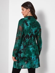 Top estilo túnica con cuello alto y estampado llamativo de Joe Browns - Imagen 3 de 5