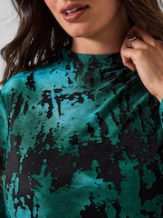 Top estilo túnica con cuello alto y estampado llamativo de Joe Browns - Imagen 4 de 5