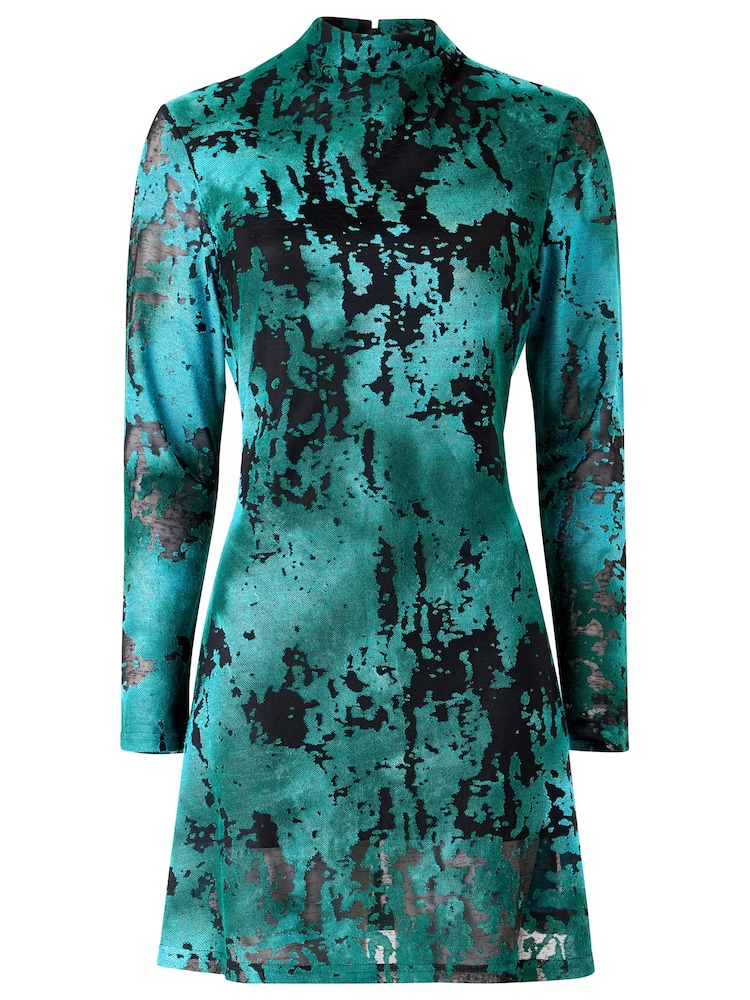 Top estilo túnica con cuello alto y estampado llamativo de Joe Browns - Imagen 5 de 5