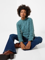 Joe Browns Blue Lizzy Fancy Knit Jumper - Image 3 of 5