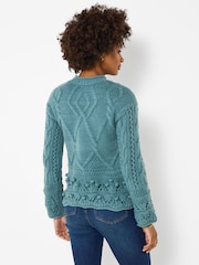 Joe Browns Blue Lizzy Fancy Knit Jumper - Image 4 of 5