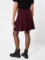 Joe Browns Double Buckle Checked Mini Skirt - 7의 이미지 5