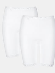 Blanco - Pack de 2 shorts largos Basic+ de Sloggi - Imagen 3 de 4