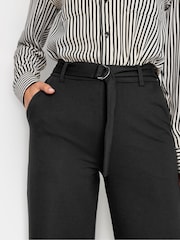 Long Tall Sally Black Ponte Trousers With Belt - Image 4 of 4
