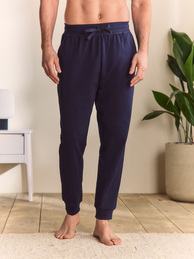 NavyBlue Cuffed Slim Lightweight Joggers - Image 1 of 7