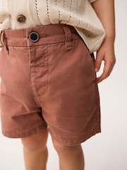 Rust Brown 100% Cotton Chinos Shorts (3mths-7yrs) - Image 4 of 7