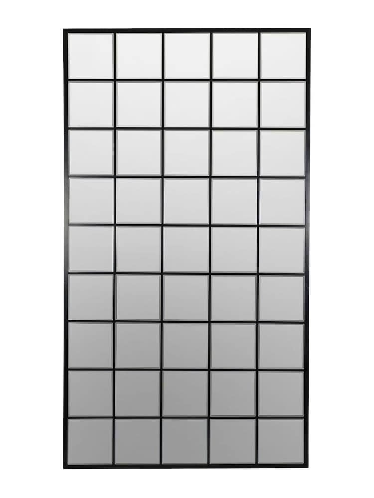 Libra Interiors Black Blakely Floor Standing Mirror - Image 2 of 3