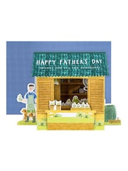 Hallmark Green Father's Day Card 3D Pop-up Shed Design - Image 2 of 4