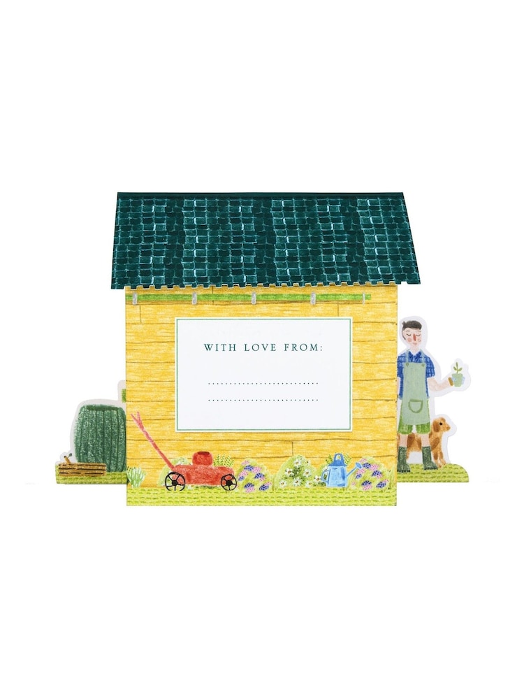 Hallmark Green Father's Day Card 3D Pop-up Shed Design - Image 4 of 4 Hallmark Green Father's Day Card 3D Pop-up Shed Design - Image 4 of 4