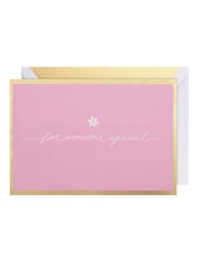 Hallmark Pink Someone Special Card 3D Pop-up Flowers in Vase - Image 3 of 4