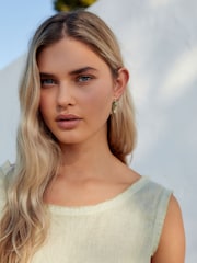 Sage Green Premium 100% Linen Top - Image 5 of 6