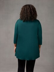 Live Unlimited Green Jersey 3/4 Sleeve Shirt - Image 2 of 4