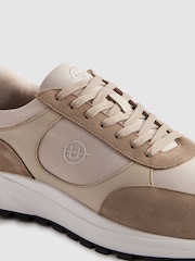 Unseen Suede Leather Plemont Trainers - Image 5 of 5