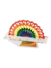 Hallmark Red You're Amazing Card 3D Pop-up Rainbow Design - Image 2 of 4