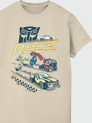 Brands In Natural Hasbro Transformers Race T-Shirt - Image 3 of 4