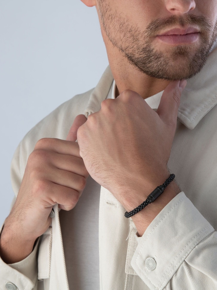 Beaverbrooks Leather Bracelet - Image 2 of 3