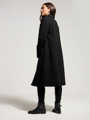 Long Tall Sally Black Formal Midi City Coat - Image 2 of 5