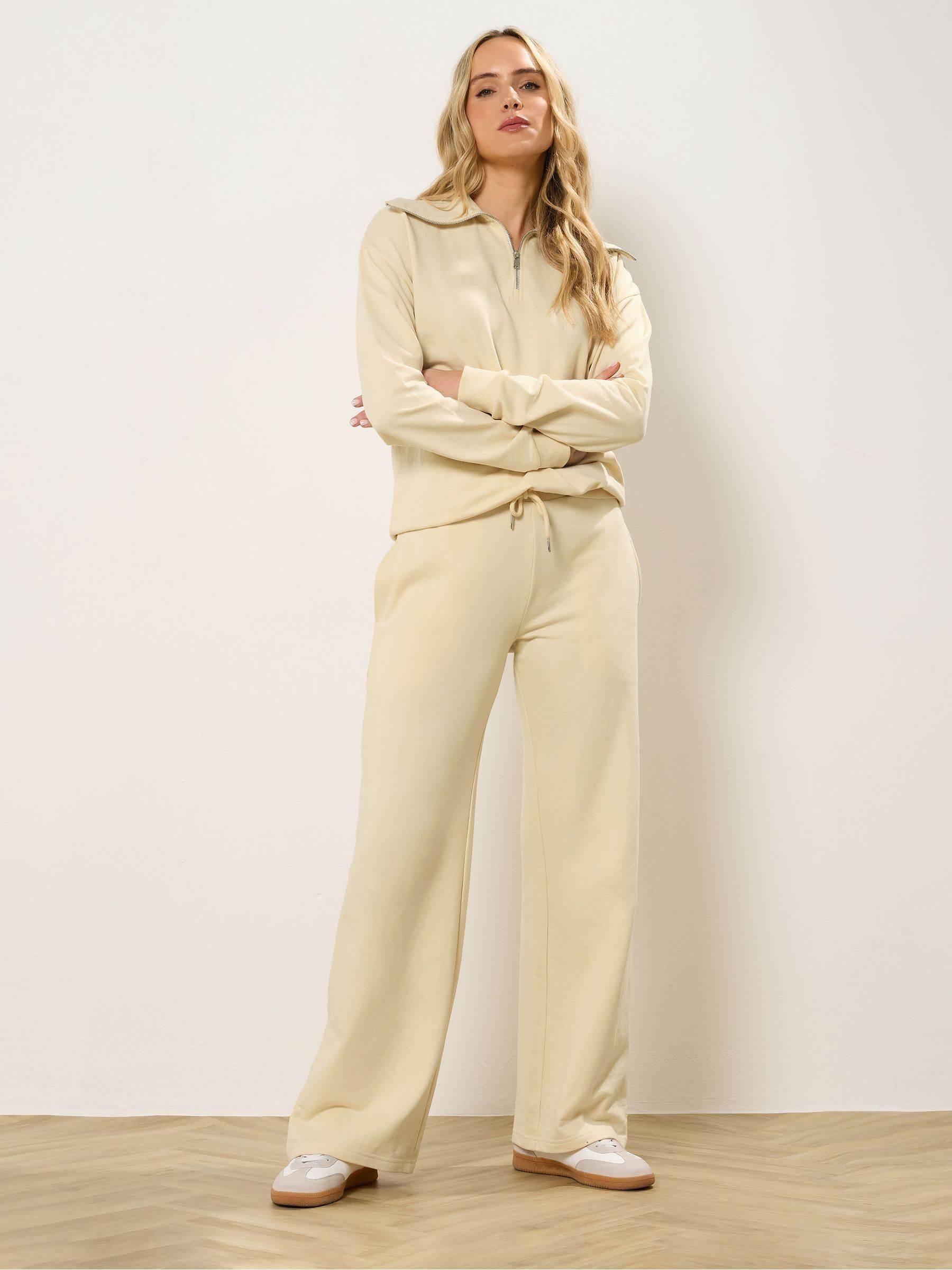 Lts Women's Yellow Tall Wide Leg Joggers Size Extra Long 22-24 - Image 2