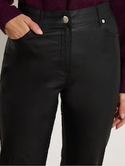M&Co Black Coated Bootcut Jeans - Image 4 of 5
