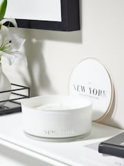 Jasmine & Orange Blossom Collection Luxe New York Large 3 Wick Scented Candle - Image 3 of 5