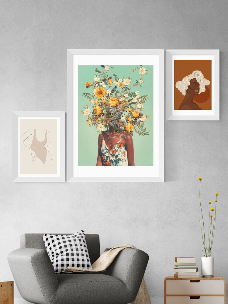 East End Prints Natural Pink Cossie by Flower Love Child - Image 2 of 3