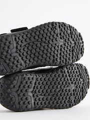 Black Narrow Fit (E) School Leather Single Strap Shoes - Image 5 of 6