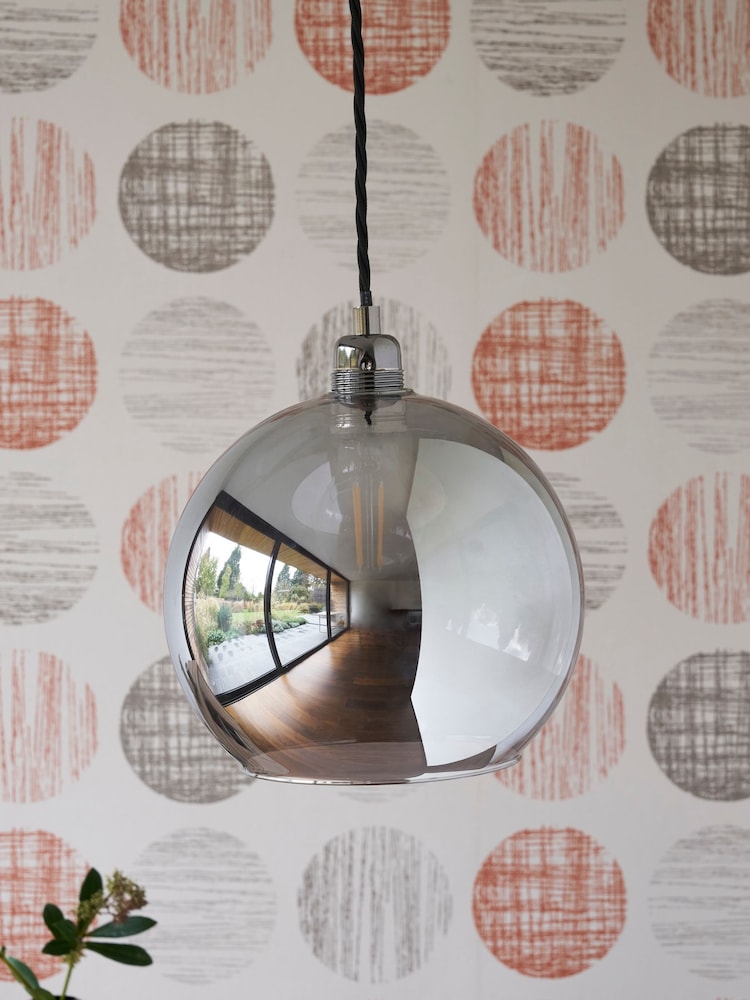 Grey Roseville Easy Fit Pendant Lamp Shade - Image 2 of 8