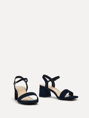 Linzi Blue Darcie Low Chunky Block Heeled Sandals - Image 3 of 5