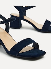 Linzi Blue Darcie Low Chunky Block Heeled Sandals - Image 5 of 5