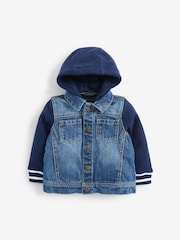 Blue Denim Denim Bomber Jacket (3mths-7yrs) - Image 6 of 8